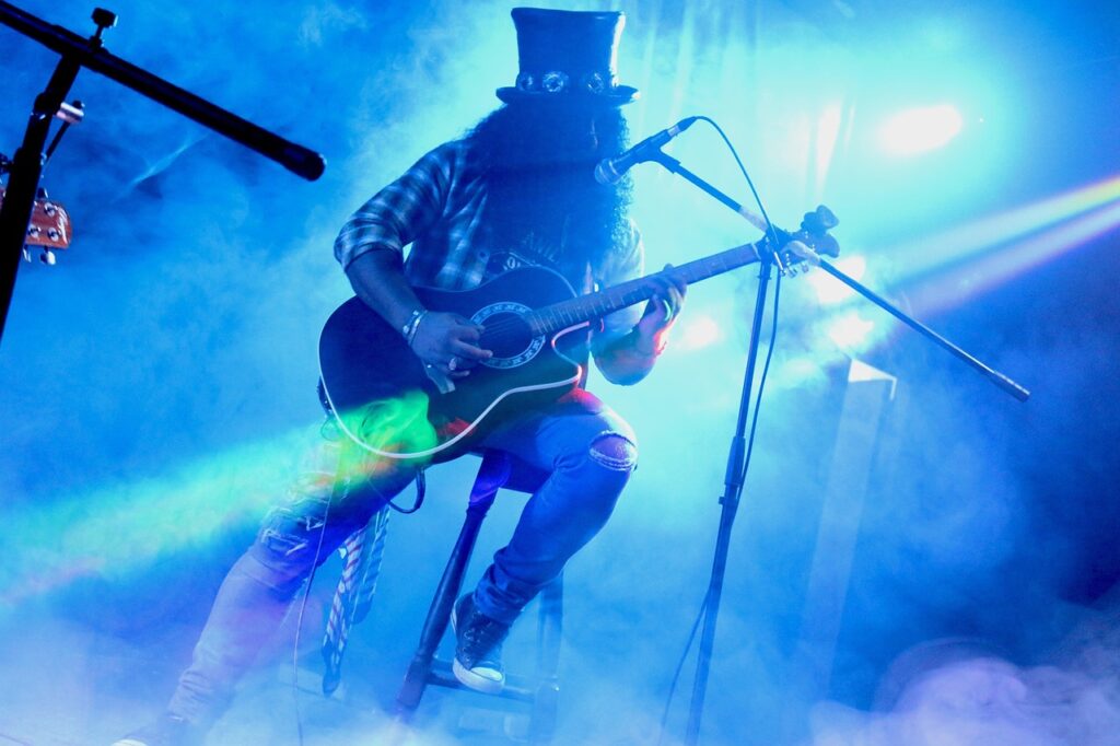 rock, guitar, music, instrument, guitarist, ropes, musical instrument, play guitar, rock ' n roll, electric guitar, acoustic, chord, slash, cover, guns n roses, hard rock, electric guitar, slash, slash, slash, slash, slash